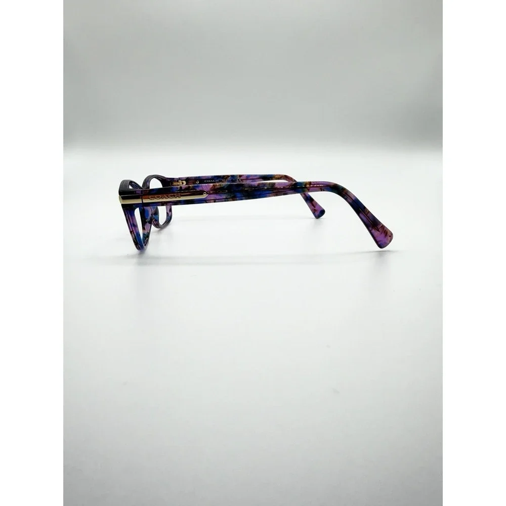 COACH HC 6065 5288 (CONFETTI PURPLE) 51-17-135 Full Rim Eyeglasses Frames Only